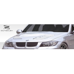 2006-2008 BMW 3 Series E90 4DR Duraflex GTR Look Hood - 1 Piece image - 3
