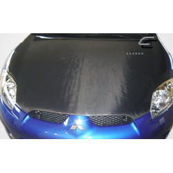 2006-2012 Mitsubishi Eclipse Carbon Creations OEM Look Hood - 1 Piece image - 2