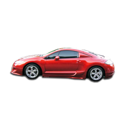 2006-2012 Mitsubishi Eclipse Duraflex Racer Side Skirts Rocker Panels - 2 Piece image - 1