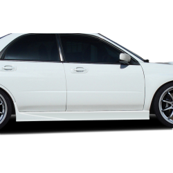 2002-2007 Subaru Impreza WRX STI Duraflex Z-Speed Side Skirts Rocker Panels - 2 Piece image - 1