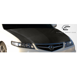 2006-2008 Acura TSX Carbon Creations OEM Look Hood - 1 Piece image - 5