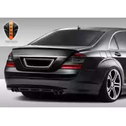 2007-2009 Mercedes S Class W221 Eros Version 1 Rear Lip Under Spoiler Air Dam (euro base model) - 1 Piece image - 1