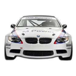 2007-2010 BMW 3 Series E92 2dr E93 Convertible Duraflex M3 Look Front Bumper - 1 Piece image - 1