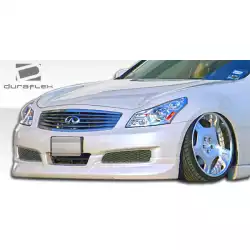 2007-2009 Infiniti G Sedan G25 G35 G37 GT Spec Front Lip Under Spoiler Air Dam (non sport) - 1 Piece image - 3