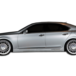 2007-2012 Lexus LS Series LS460 Duraflex W-1 Side Skirts Rocker Panels (short wheelbase) - 2 Piece image - 1