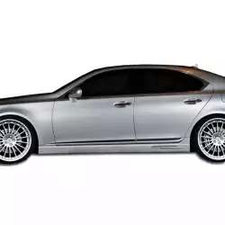 2007-2012 Lexus LS Series LS460 W-1 Side Skirts Rocker Panels (short wheelbase) - 2 Piece image - 1