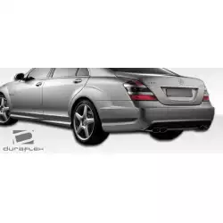 2007-2009 Mercedes S Class W221 S65 Look Rear Bumper - 1 Piece image - 4