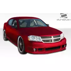 2008-2014 Dodge Avenger Racer Side Skirts Rocker Panels - 2 Piece image - 3