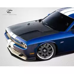 2008-2023 Dodge Challenger SRT Look Hood - 1 Piece image - 1