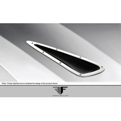 2008-2014 BMW X6 E71 AF-1 Hood Vents ( GFK ) - 6 Piece (S) image - 2