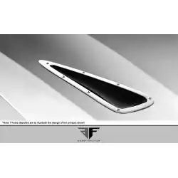 2008-2014 BMW X6 E71 AF-1 Hood Vents ( GFK ) - 6 Piece (S) image - 2