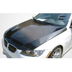 2007-2010 BMW 3 Series E92 2dr E93 Convertible Carbon Creations OEM Look Hood - 1 Piece image - 4