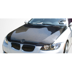 2007-2010 BMW 3 Series E92 2dr E93 Convertible Carbon Creations OEM Look Hood - 1 Piece image - 5