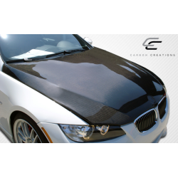 2007-2010 BMW 3 Series E92 2dr E93 Convertible Carbon Creations OEM Look Hood - 1 Piece image - 6
