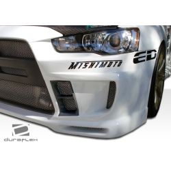 2008-2015 Mitsubishi Lancer Evolution 10 Duraflex GT Concept Front Bumper - 1 Piece image - 4