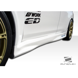 2008-2015 Mitsubishi Lancer Evolution 10 Duraflex GT Concept Side Skirts Rocker Panels - 2 Piece image - 3