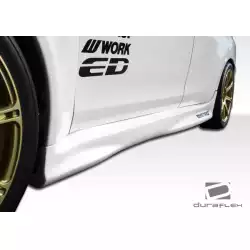 2008-2015 Mitsubishi Lancer Evolution 10 GT Concept Side Skirts Rocker Panels - 2 Piece image - 3