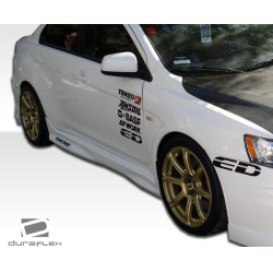 2008-2015 Mitsubishi Lancer Evolution 10 Duraflex GT Concept Side Skirts Rocker Panels - 2 Piece image - 4