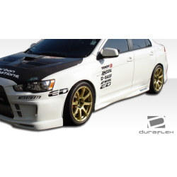 2008-2015 Mitsubishi Lancer Evolution 10 Duraflex GT Concept Side Skirts Rocker Panels - 2 Piece image - 9