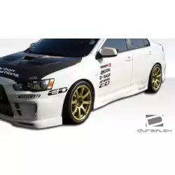 2008-2015 Mitsubishi Lancer Evolution 10 GT Concept Side Skirts Rocker Panels - 2 Piece image - 9