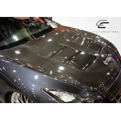 2008-2015 Infiniti G Coupe G37 Q60 Carbon Creations GT Concept Hood - 1 Piece image - 5