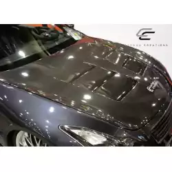 2008-2015 Infiniti G Coupe G37 Q60 GT Concept Hood - 1 Piece image - 4