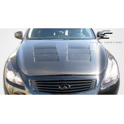 2008-2015 Infiniti G Coupe G37 Q60 Carbon Creations GT Concept Hood - 1 Piece image - 9