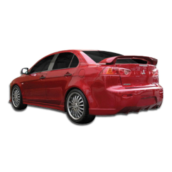 2008-2017 Mitsubishi Lancer Duraflex C-1 Rear Bumper - 1 Piece image - 1
