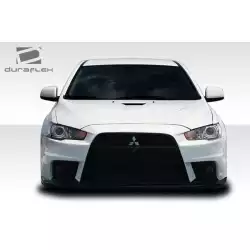2008-2017 Mitsubishi Lancer / Lancer Evolution 10 Evo X Look Hood - 1 Piece image - 3