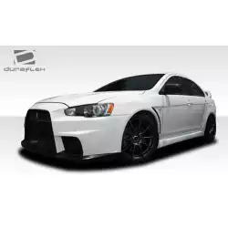 2008-2017 Mitsubishi Lancer Evo X Look Side Skirts Rocker Panels - 2 Piece image - 2