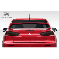 2008-2017 Mitsubishi Lancer / Lancer Evolution 10 Duraflex Evo X Look Wing Trunk Lid Spoiler - 1 Piece image - 5