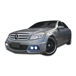 2008-2011 Mercedes C Class W204 Duraflex W-1 Front Bumper - 1 Piece image - 4