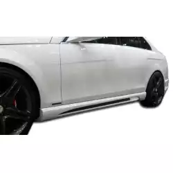 2008-2014 Mercedes C Class W204 W-1 Side Skirts Rocker Panels - 2 Piece image - 1