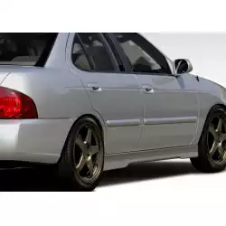 2000-2006 Nissan Sentra Evo 5 Side Skirts Rocker Panels - 2 Piece image - 3