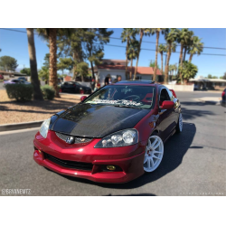 2002-2006 Acura RSX Carbon Creations Dritech OEM Look Hood - 1 Piece image - 2