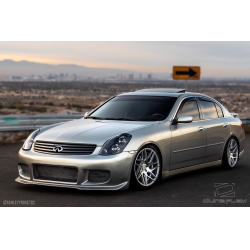 2003-2004 Infiniti G Sedan G35 Duraflex GT Competition Front Bumper - 1 Piece image - 3