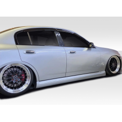 2003-2004 Infiniti G Sedan G35 Duraflex GT Competition Side Skirts Rocker Panels - 2 Piece image - 1