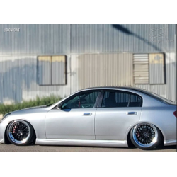 2003-2004 Infiniti G Sedan G35 Duraflex GT Competition Side Skirts Rocker Panels - 2 Piece image - 4