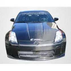 2003-2006 Nissan 350Z OEM Look Carbon Fiber Hood image - 2