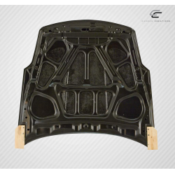 2003-2006 Nissan 350Z Z33 Carbon Creations OEM Look Hood - 1 Piece image - 6