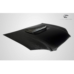 2004-2005 Subaru Impreza WRX STI Carbon Creations STI Look Hood - 1 Piece image - 3
