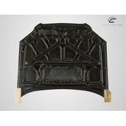 2004-2005 Subaru Impreza WRX STI Carbon Creations STI Look Hood - 1 Piece image - 5