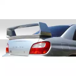 2002-2007 Subaru Impreza WRX STI 4DR STI Look Wing Trunk Lid Spoiler - 1 Piece image - 12