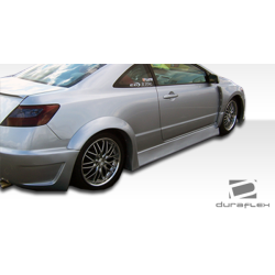 2006-2011 Honda Civic 2DR Duraflex Circuit Wide Body Rear Fender Flares - 2 Piece (S) image - 6