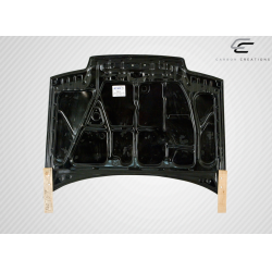 1988-1991 Honda Civic HB CR-X Carbon Creations OEM Look Hood - 1 Piece image - 13
