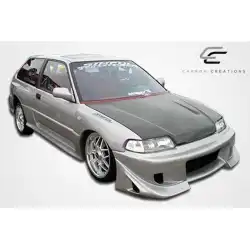 1988-1991 Honda Civic OEM Look Carbon Fiber Hood image - 12