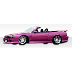 1989-1994 Nissan 240SX S13 Duraflex V-Speed Side Skirts Rocker Panels - 2 Piece image - 1
