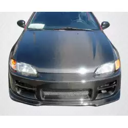 1992-1995 Honda Civic 2DR / HB Dritech OEM Look Hood - 1 Piece image - 1