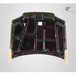 1992-1995 Honda Civic 2DR / HB Dritech OEM Look Hood - 1 Piece image - 5