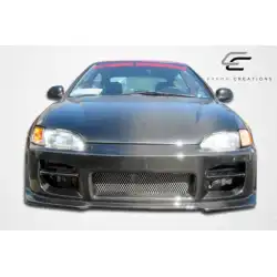 1992-1995 Honda Civic OEM Look Carbon Fiber Hood image - 4